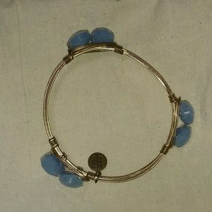 Bourbon and Bowties Blue Stone Bracelet